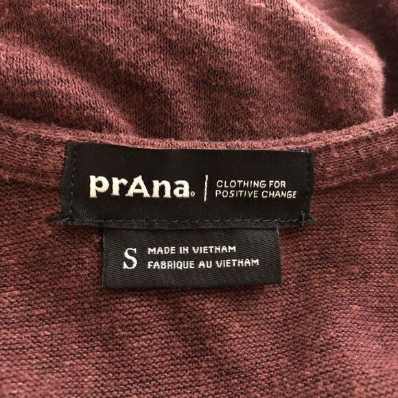 Prana Heathery Maroon Cozy Up Korrine Sleeveless Dress - Picture 10 of 15